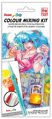 Produktbild von PentelArts Wassertankpinsel-Set Aqua Brush Stärke: M