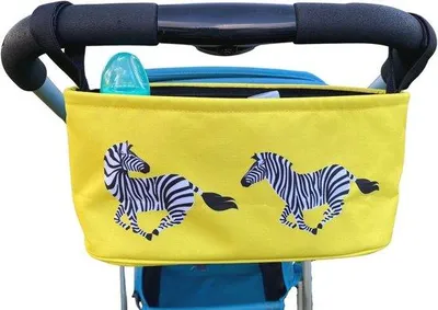 Productafbeelding van Buggy Organizer - Opbergtas voor Kinderwagens met Inclusief Luierzakje - Universele Pasvorm voor Alle Kinderwagens