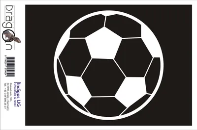 Produktbild von Aufkleber / Autoaufkleber - JDM / Die cut / Auto / OEM - Fußball 120x120mm gelb - Heckscheibe / Heckscheibenaufkleber