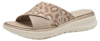 Obrázok produktu pre Dámske papuče Tamaris Comfort s hrubou podrážkou, vegánske, viacfarebné (leopardí vzor)