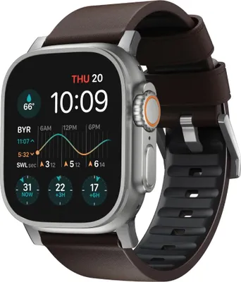 Image de Nomad, bracelet Active Pro pour Apple Watch 42/45 mm, marron