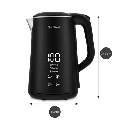 Obrázok produktu pre Rýchlovarná kanvica Zeegma KETLEE CONTROL, 1500 W, 5 stupňov po 40-100 °C