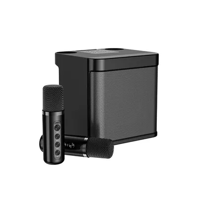 Produktbild von Outdoor ktv Sound Set mit dualem drahtlosem Mikrofon all-in-one Singmaschine, nach Hause tragbare Karaoke bluetooth Lautsprecher