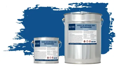 Produktbild von Wixx 2K Epoxid 550 Betonfarbe - RAL 5017 | Verkehrsblau - 10L