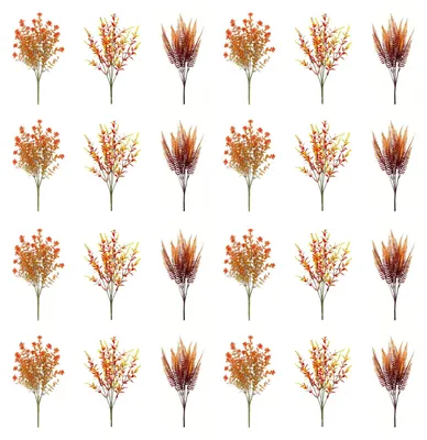 Produktbild von Künstliche Herbstblumen, UV-beständige Kunstblumen für den Außenbereich, große Auswahl an künstlichen Pflanzen für Hängeampeln, Veranda, Gartenvase und Fensterkästen.