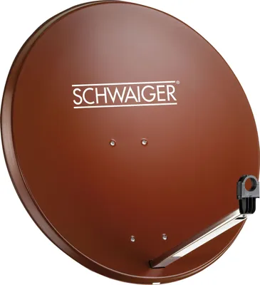 Produktbild von Stahl Satellitenschüssel 80 cm ziegelrot