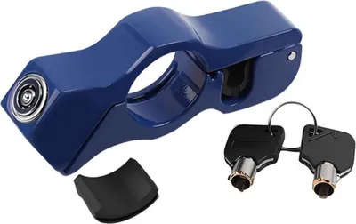 Obrázek produktu pro INF Univerzální zámek řídítek motocyklu - Bezpečnost proti krádeži, 1 kus Modrý