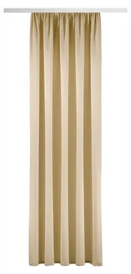 Produktbild von Fertigschal „Sol“ - Vorhang mit Gardinenband von Albani: Größe (HxB): 245x135cm Farbe: Beige