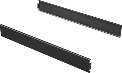 Produktbild von Rittal Flex-Block Blenden (B x H) 400 mm x 100 mm Stahlblech Schwarz (RAL 9005) 2 St
