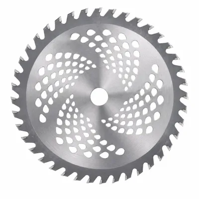 Produktbild von Freischneider Sägeblatt 1 Stück, Rundes Metall-Messer mit 25,4 mm Bohrung, Ersatzblatt für Motorsense Rasentrimmer, Unkrautbürste Trimmermesser für Gr