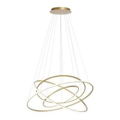 Obrázok produktu pre LED luster TESSARA, mosadz, 97 W, odtiene bielej, 2800 lm, kov, rozmery: 300 x 109 x 109 cm, IP20, Paul Neuhaus