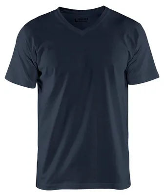 Produktbild von Blakläder T-Shirt mit V-Kragen 3360 1029 in div. Farben, Farbe:weiß, Größe:S