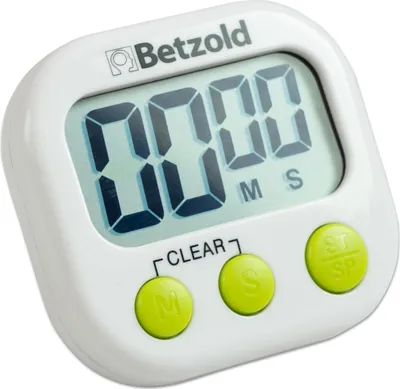 Produktbild von Betzold Zeitdauer-Uhr Timello, mit Standfuß und Magnet