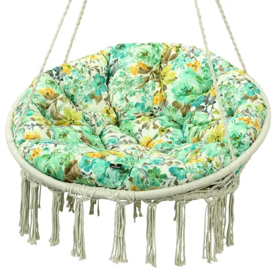 Zdjęcie produktu dla AMPO poduszka na fotel papasan kosz wiszący kokon 110cm