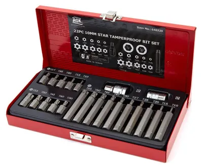 Produktbild von Professionelles Torx-Sets mit 3/8" und 1/2" Adapter