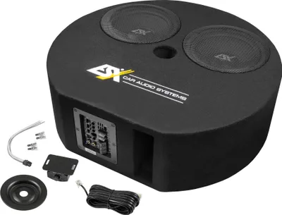 Zdjęcie produktu dla ESX DBX800A Podwójny aktywny subwoofer 2 x 20 cm