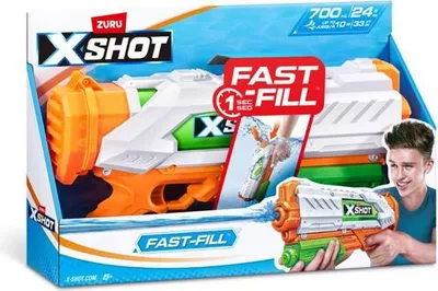 Image de Pistolet à Eau, ZURU X-SHOT Fast-Fill, Remplissage 1 Seconde, Portée 9 m, Réservoir 700 ml