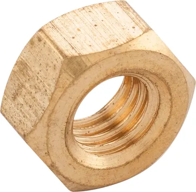 Produktbild von Sechskantmuttern ISO4032 Befestigungsmuttern ø M4 Messingmuttern blank Messing