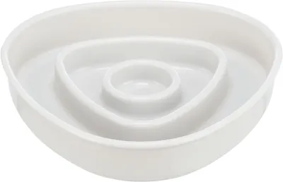 Produktbild von TRIXIE Slow Feeding Napf, Kunststoff / TPR, 0,35l / 15 x 15 cm, grau