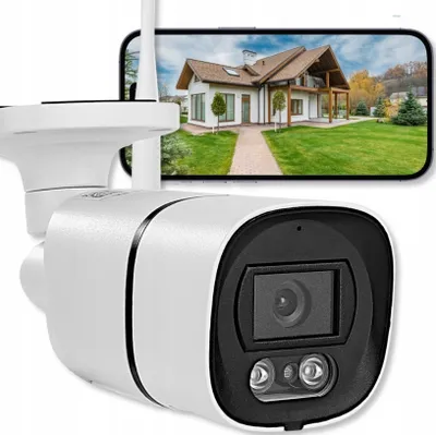 Obrázek produktu pro Venkovní WIFI IP kamera FULL HD 4x ZOOM Kov 3MPx Oznámení 1080p