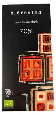 Produktbild von Björnsted Ecuador-Caribbean Dark 70% Edel-Bitterschokolade 80g -