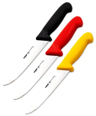 Produktbild von Pirge Butcher's Germany Profi Metzgermesser Set 19 cm - Schärfste Schlachtermesser - Fleischermesser