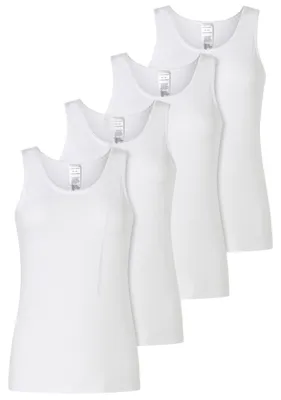 Produktbild von SCHIESSER Damen Unterhemden Modern Multipacks | 4er Pack | 7963
