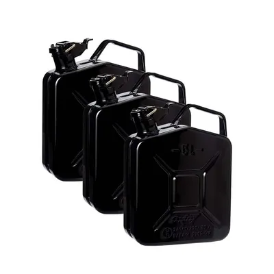 Produktbild von Oxid7 Kraftstoffkanister Metall 3er-Set 5l schwarz