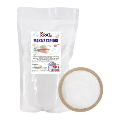 Zdjęcie produktu dla Mąka z tapioki 500g Brat.pl