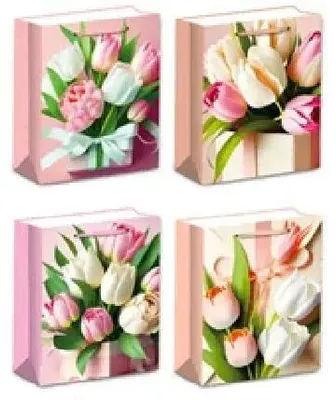 Image de Sachet cadeau S « Fleurs variées »