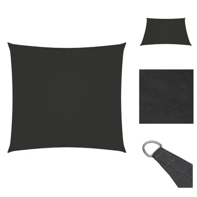 Produktbild von vidaXL Sonnensegel Oxford-Gewebe Quadratisch 7x7 m Anthrazit -  Sonnenschirme & Sonnenschutze