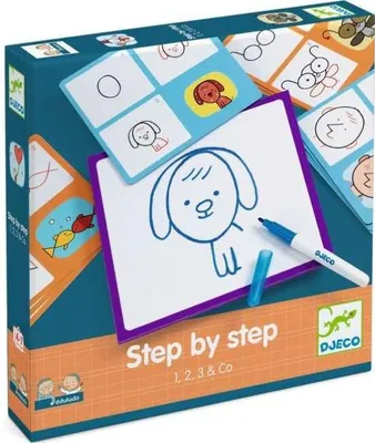Image de Jeux éducatifs Djeco : Step by Step 1,2,3