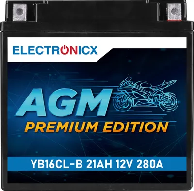 Immagine prodotto di YB16CL-B 12V 21Ah AGM Moto ▶ Senza Manutenzione  CB16CL-B Compatibile