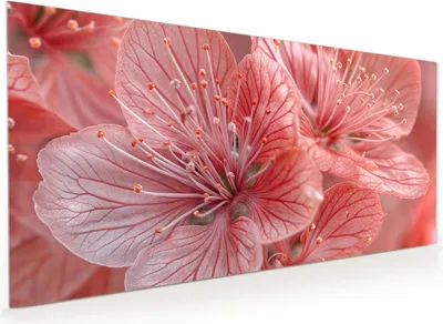 Produktbild von Küchenrückwand Spritzschutz Glas mit Motiv Blumenpracht 40 x 40 cm
