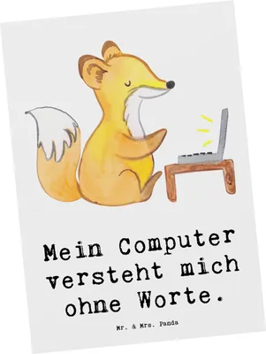 Produktbild von Mr. & Mrs. Panda Postkarte Verständnisvoller Softwareentwickler - Weiß - Geschenk, Verständnis, Ansichtskarte, Berufsgestaltung, Beruf, Fotokarte, Programmierer