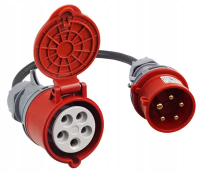 Produktbild von Adelid Starkstromadapter 16A auf 32A Reduktionsstecker 5x2,5mm²