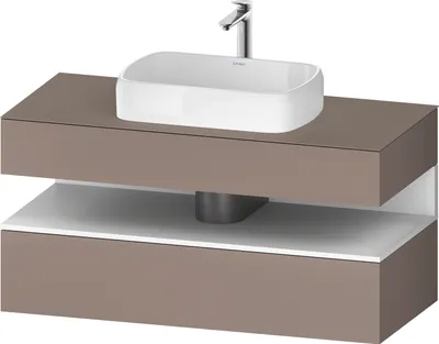 Produktbild von DURAVIT QA4732018430010 QTG KWTU WH Ek. 1200x550x600 bs. Mt.