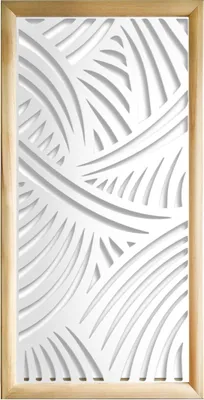 Produktbild von FASCE - Moduli Decorativi in holz e PVC 47x94 cm weiß