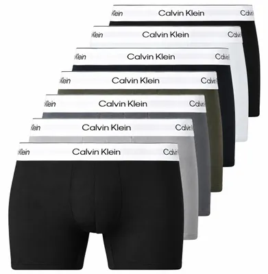 Immagine prodotto di Calvin Klein, confezione da 7 boxer aderenti "Icon Stretch", multicolore - taglia L