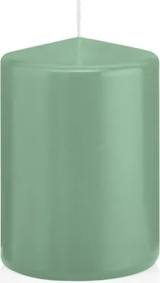 Produktbild von Stumpenkerzen Reseda 100 x Ø 68 mm, 12 Stück, russarm, tropffrei