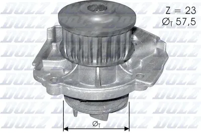 Produktbild von DOLZ Kühlmittelpumpe Wasserpumpe S219