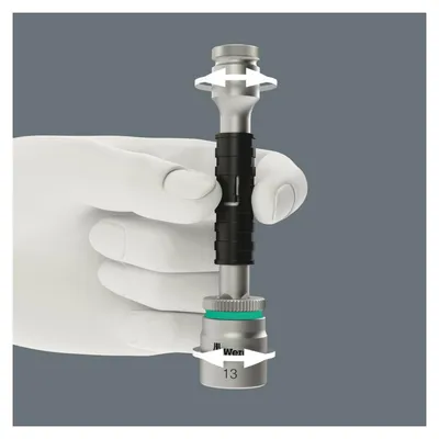 Produktbild von 8796 SC Zyklop-Verlängerung "flexible-lock" mit Schnelldrehhülse, kurz, 1/2", 1/2" x 125 mm