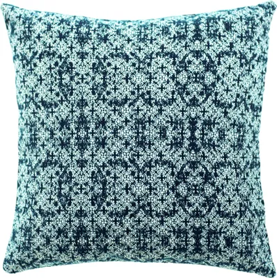 Obrázok produktu pre Obliečka na vankúš 45x45cm - Bohémsky - Orient Petrol/Biela