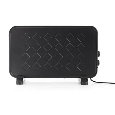 Produktbild von Nedis HTCO40FBK, Elektrischer Konvektor-Raumheizer, 1,5 m, Drinnen, Flur, Schwarz, Metall