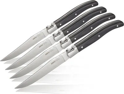 Produktbild von Steakmesser-Set BASCO, 4 Stück in edler Kiefernholz-Box