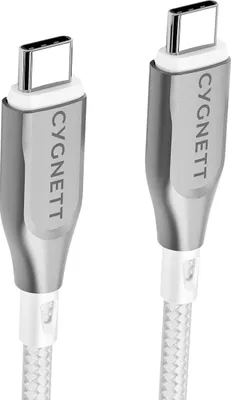Obrázok produktu pre Cygnett CY4675PCTYC, 1 m, USB C, USB C, USB 2.0, Šedá, Biela