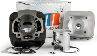 Zdjęcie produktu dla Motoforce Racing Zestaw Żeliwnego Cylindra 70 Cc Do Piaggio Ac O Średnicy 47 Mm.