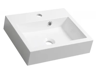 Produktbild von ORINOKO Gussmarmor-Waschtisch 42x10x36cm, weiß