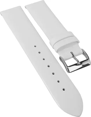 Produktbild von Minott Ersatzband ► Leder  glänzend in weiß ohne Naht 25546S, Stegbreite:18mm