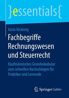 Productafbeelding van Nickenig, K: Fachbegriffe Rechnungswesen und Steuerrecht